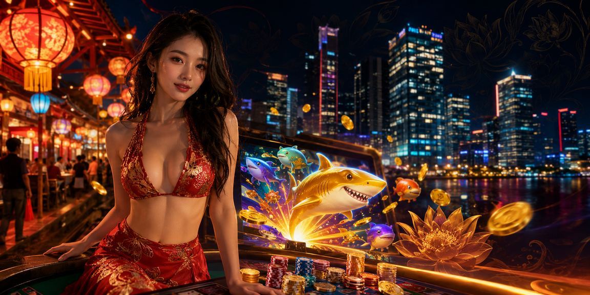 Chợ cá bắn đêm tại Hà Nội thể hiện cảnh vui chơi giải trí dân gian